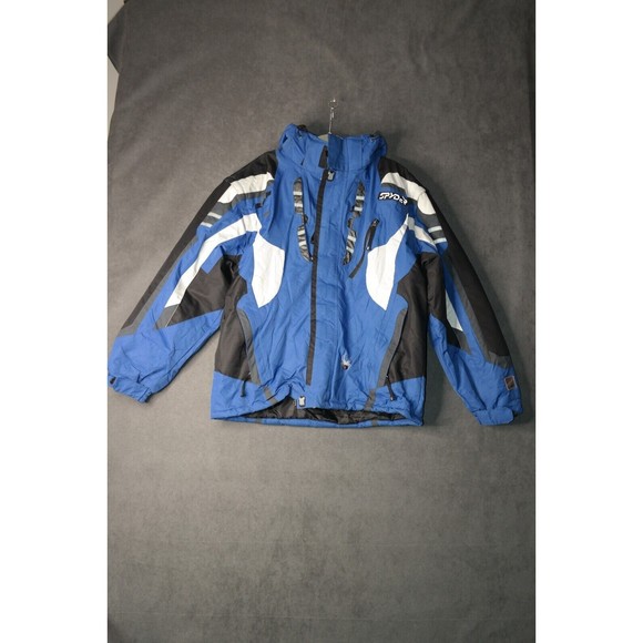 Spyder Jacket Mens XXL Blue-Black X-Static Dermizax-EV 20,000mm Snowboard Ski - Picture 1 of 14